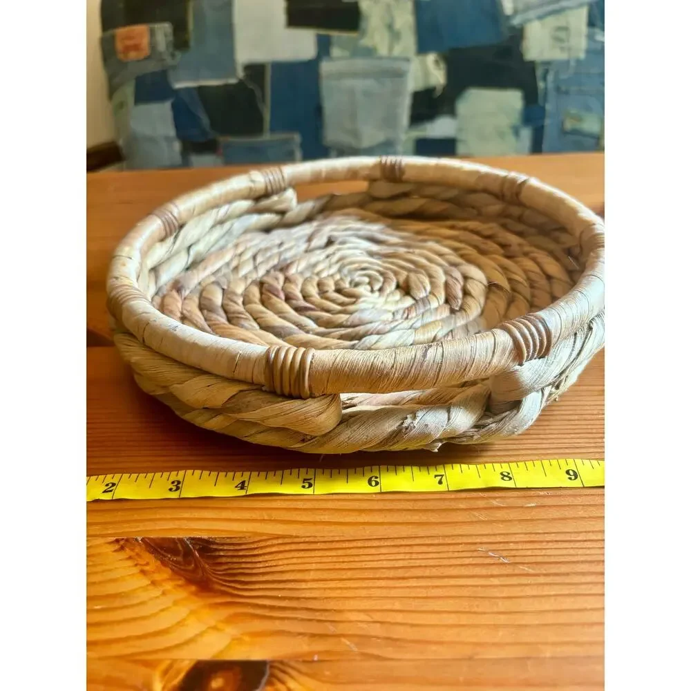 Woven Coil Seagrass Tray 10